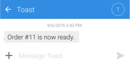 server text message