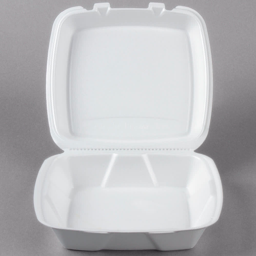 Styrofoam To Go Box Open