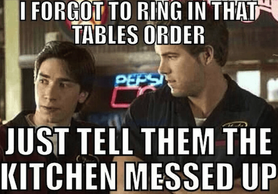 10 Relatable Restaurant Memes That Scream This Is My Life On The Line Toast Pos